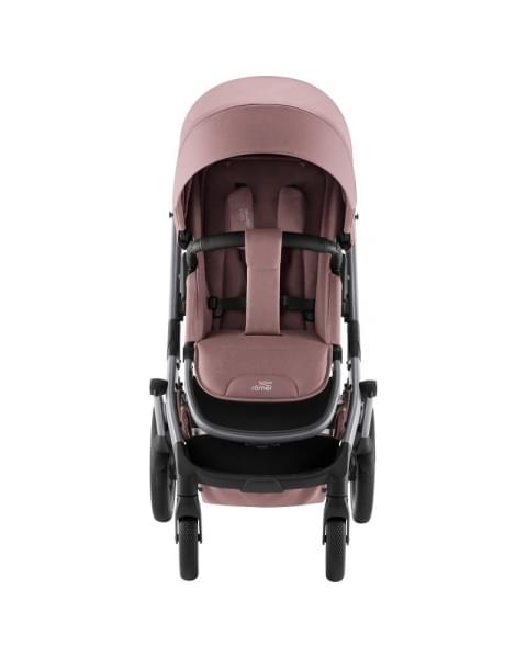 Коляска 3 в 1 Britax Roemer Smile 5Z, Dusty Rose (Розовый) + Автокресло Britax Roemer Baby-Safe Pro Classic (0-13 кг), Deep Black (Черный)