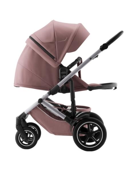 Коляска 3 в 1 Britax Roemer Smile 5Z, Dusty Rose (Розовый) + Автокресло Britax Roemer Baby-Safe Pro Classic (0-13 кг), Deep Black (Черный)