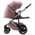Коляска 3 в 1 Britax Roemer Smile 5Z, Dusty Rose (Розовый) + Автокресло Britax Roemer Baby-Safe Pro Classic (0-13 кг), Deep Black (Черный)