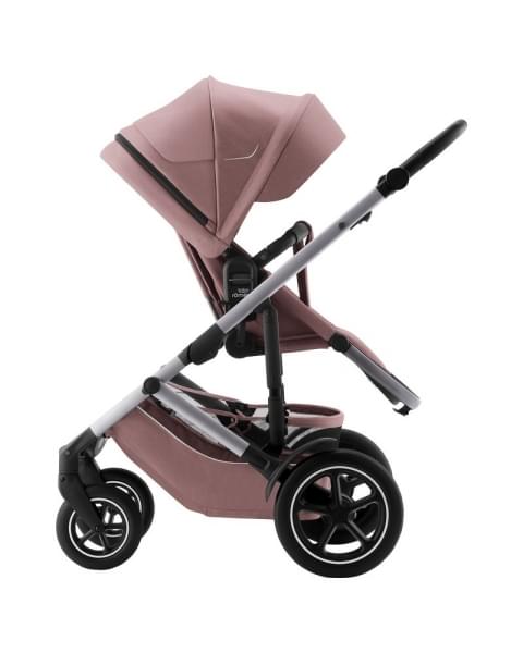 Коляска 3 в 1 Britax Roemer Smile 5Z, Dusty Rose (Розовый) + Автокресло Britax Roemer Baby-Safe Pro Classic (0-13 кг), Deep Black (Черный)