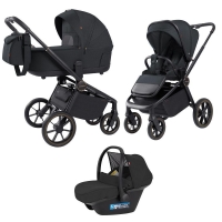 Коляска 3 в 1 Carrello Epica CRL-8511 / 2025, Space Black (Черный)