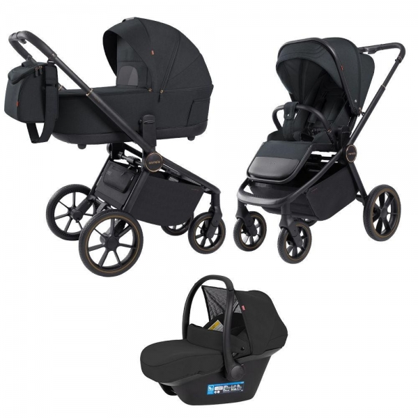 Коляска 3 в 1 Carrello Epica CRL-8511 / 2025, Space Black (Черный)