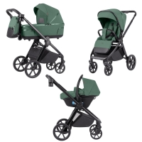 Коляска 3 в 1 Carrello Omega+ CRL-6545/1, Nova Green (Зеленый)