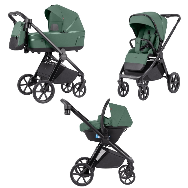 Коляска 3 в 1 Carrello Omega+ CRL-6545/1, Nova Green (Зеленый)
