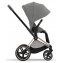 Коляска 3 в 1 Cybex Priam IV Rosegold и автокресло Aton B2 i-Size Mirage Grey/Dynamic Red