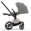 Коляска 3 в 1 Cybex Priam IV Rosegold и автокресло Aton B2 i-Size Mirage Grey/Dynamic Red