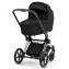 Коляска 3 в 1 Cybex Priam IV Rosegold и автокресло Cloud G i-Size Lava Grey Sepia Black