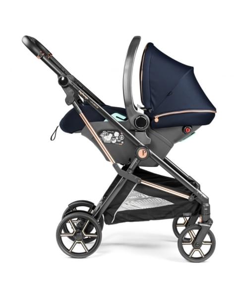Коляска 3 в 1 Peg Perego Vivace Flex Lounge, Blue Shine (Темно-синий)