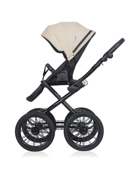 Коляска 3 в 1 Riko Basic Montana X Ecco Prestige, 15 Ivory beige (бежевый)