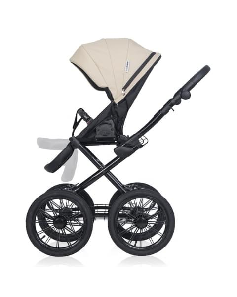 Коляска 3 в 1 Riko Basic Montana X Ecco Prestige, 15 Ivory beige (бежевый)