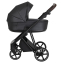Коляска 3 в 1 Roan Sol Leather, Black Pearl (Черный)
