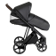 Коляска 3 в 1 Roan Sol Leather, Black Pearl (Черный)
