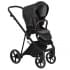 Коляска 3 в 1 Roan Sol Leather, Black Pearl (Черный)
