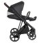 Коляска 3 в 1 Roan Sol Leather, Black Pearl (Черный)