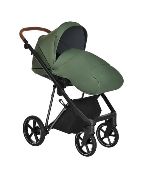 Коляска 3 в 1 Roan Sol Lux, Boho Green шасси Nikiel (Зеленый)