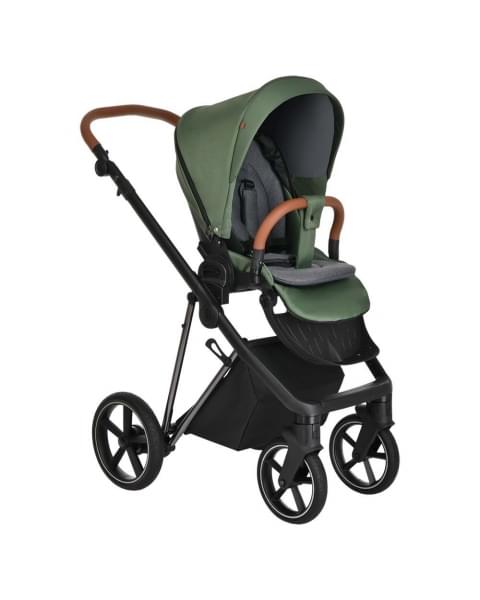 Коляска 3 в 1 Roan Sol Lux, Boho Green шасси Nikiel (Зеленый)