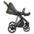 Коляска 3 в 1 Roan Sol Lux, Boho Green шасси Nikiel (Зеленый)
