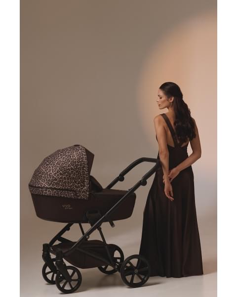 Коляска 3 в 1 Tutis Viva 6+ Wild Elegance, Wild Moca (322)