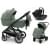 Коляска Agex Prima Pro 3 в 1 с автокреслом i-Team Black Green (Зеленый)
