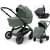 Коляска Agex Prima Pro 3 в 1 с автокреслом i-Team Grey Green (Зеленый)