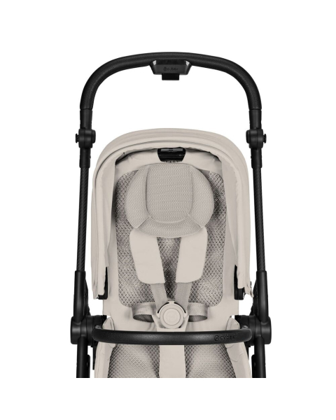 Коляска Cybex Melio Carbon 2026 цвет Dune Grey с дождевиком