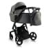Коляска Ibebe I-Stop Leather 2 в 1 IS 23 Grey/Black