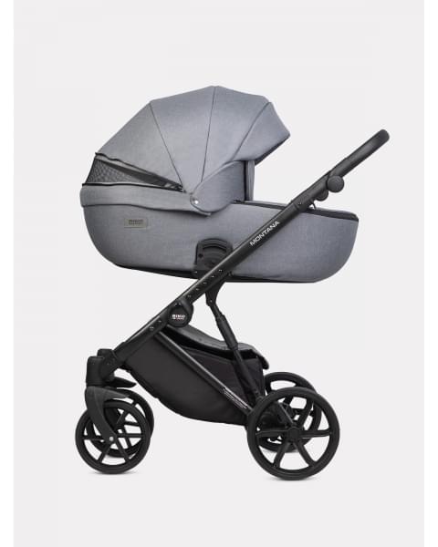 Коляска Riko Basic Montana 2 в 1 цвет 52 Grey (серый)