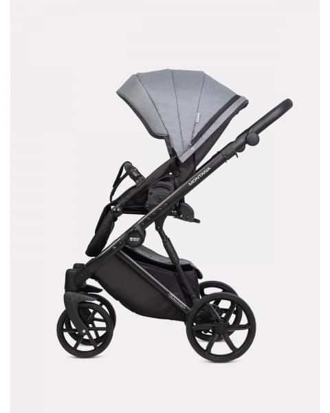 Коляска Riko Basic Montana 2 в 1 цвет 52 Grey (серый)
