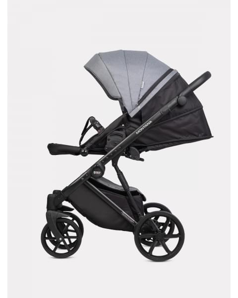 Коляска Riko Basic Montana 2 в 1 цвет 52 Grey (серый)