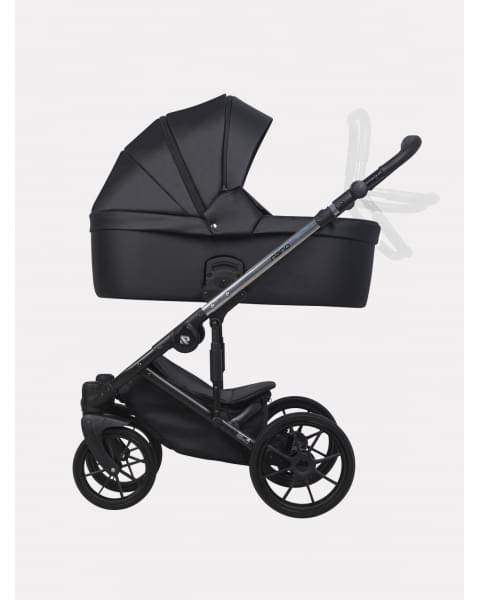 Коляска Riko Nano Thermo 2 в 1 цвет 13 Black (черный)