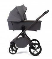 Коляска детская Peppy Monaco Plus 2 в 1 Antrazit (графитовый), рама серая
