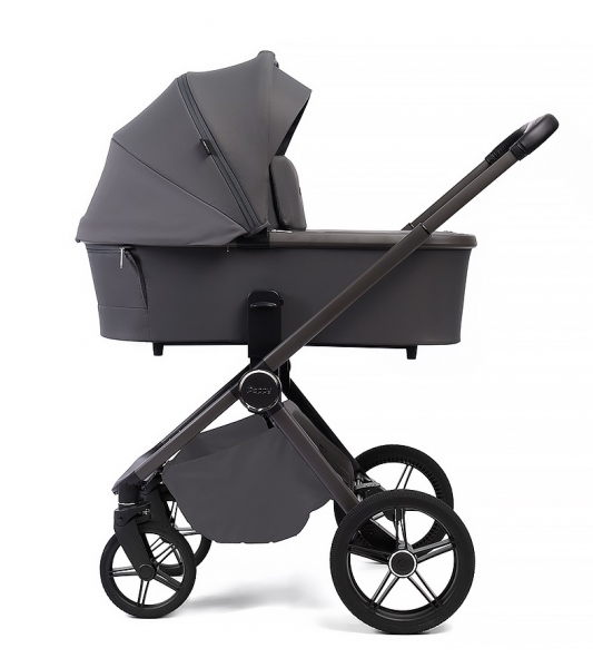 Коляска детская Peppy Monaco Plus 2 в 1 Antrazit (графитовый), рама серая