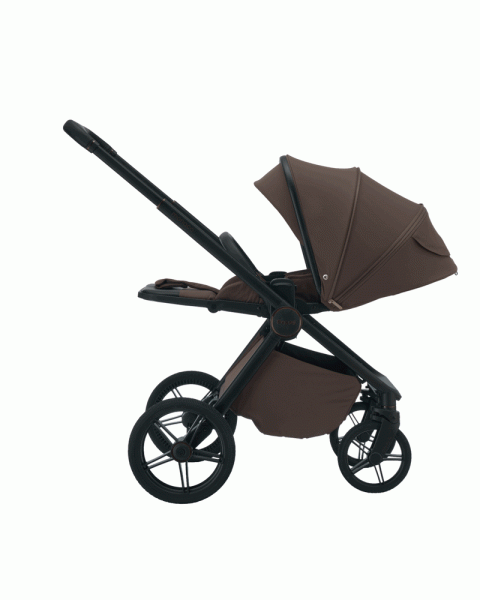 Коляска детская Peppy Monaco Plus 2 в 1 Antrazit (графитовый), рама серая