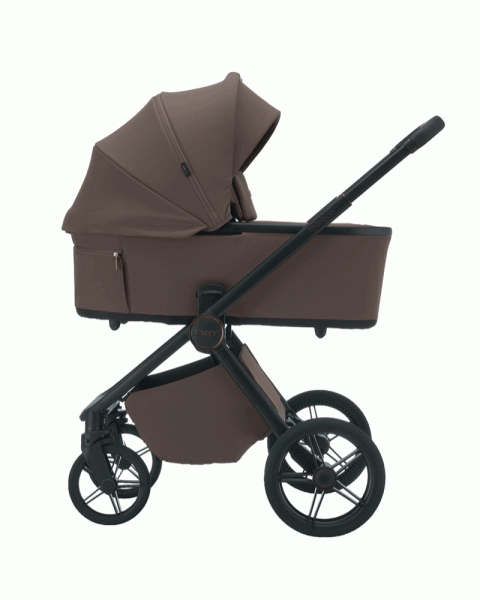 Коляска детская Peppy Monaco Plus 2 в 1 Antrazit (графитовый), рама серая