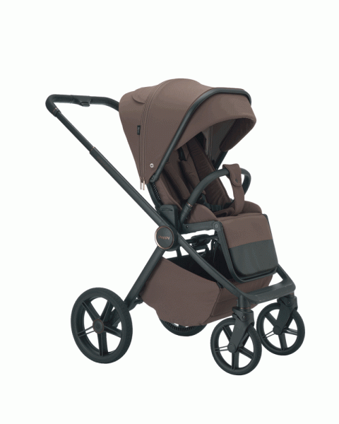 Коляска детская Peppy Monaco Plus 2 в 1 Antrazit (графитовый), рама серая