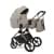Коляска детская Peppy Monaco thermo 2 в 1 Latte (бежевый), рама серо-коричневая