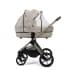 Коляска детская Peppy Monaco thermo 2 в 1 Latte (бежевый), рама серо-коричневая