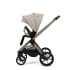 Коляска детская Peppy Monaco thermo 2 в 1 Latte (бежевый), рама серо-коричневая