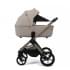 Коляска детская Peppy Monaco thermo 2 в 1 Latte (бежевый), рама серо-коричневая