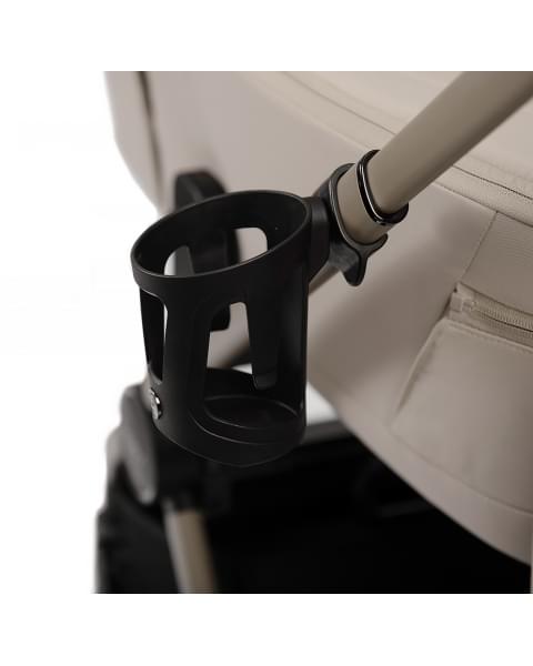 Коляска детская Peppy Monaco thermo 2 в 1 Latte (бежевый), рама серо-коричневая