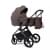 Коляска детская Peppy Monaco thermo 2 в 1 Mocca (кофе), рама серо-коричневая