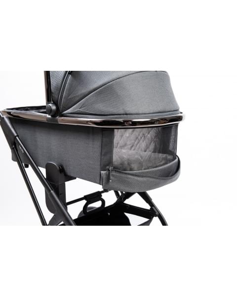 Коляска детская Peppy Tecla 3 в 1 Shadow Antrazit Chrome Edition (Графитовый)