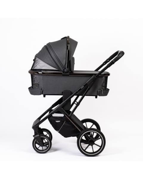 Коляска детская Peppy Tecla 3 в 1 Shadow Antrazit Chrome Edition (Графитовый)