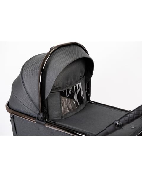 Коляска детская Peppy Tecla 3 в 1 Shadow Antrazit Chrome Edition (Графитовый)