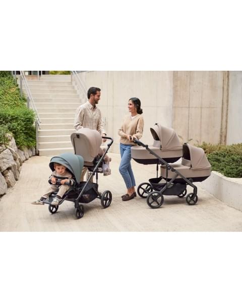 Коляска для двойни 2 в 1 Anex Modu, Rooty (Бежевый)