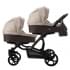 Коляска для двойни 2 в 1 AroTeam Twinat Duo 19, 02 (Коричневый / Бежевый)