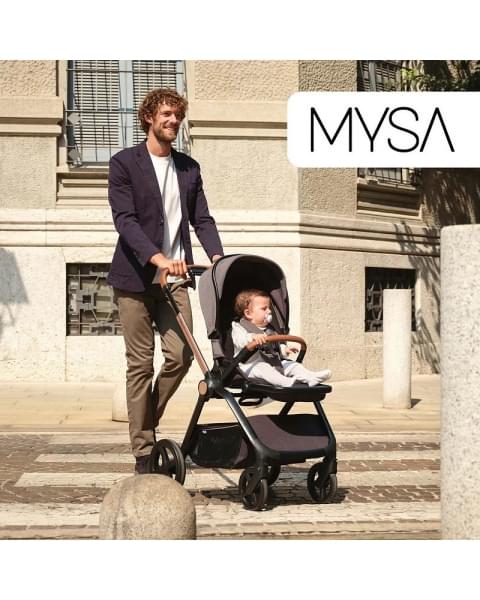 Коляска прогулочная Chicco Mysa, Black Satin (Черный)