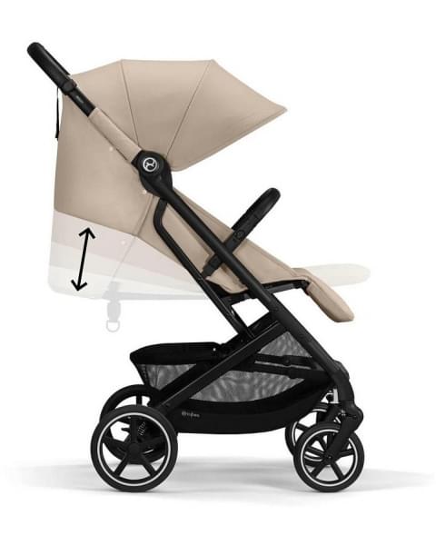 Коляска прогулочная Cybex Beezy (с дождевиком и бампером), Almond Beige (Бежевый)