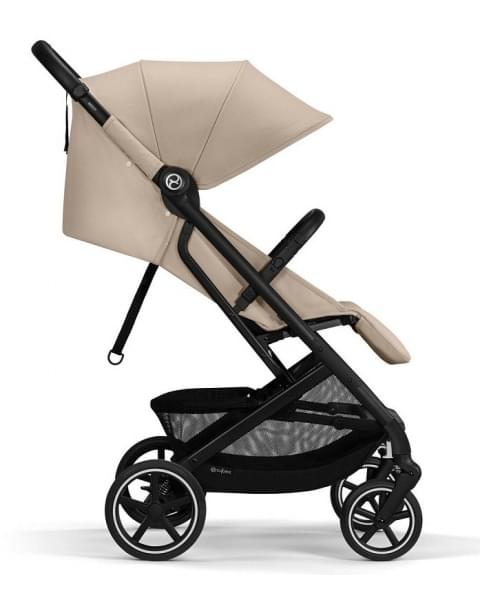 Коляска прогулочная Cybex Beezy (с дождевиком и бампером), Almond Beige (Бежевый)