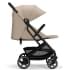 Коляска прогулочная Cybex Beezy (с дождевиком и бампером), Almond Beige (Бежевый)